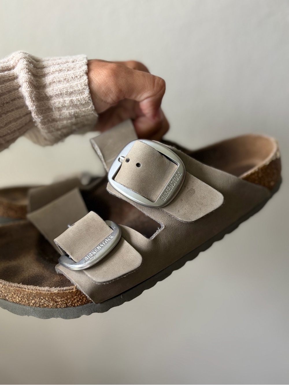Birkenstock Arizona Big Buckle Sandals - Dove Gray - Picture 6 of 8